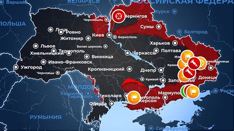 интерактивная карта военных действий украина